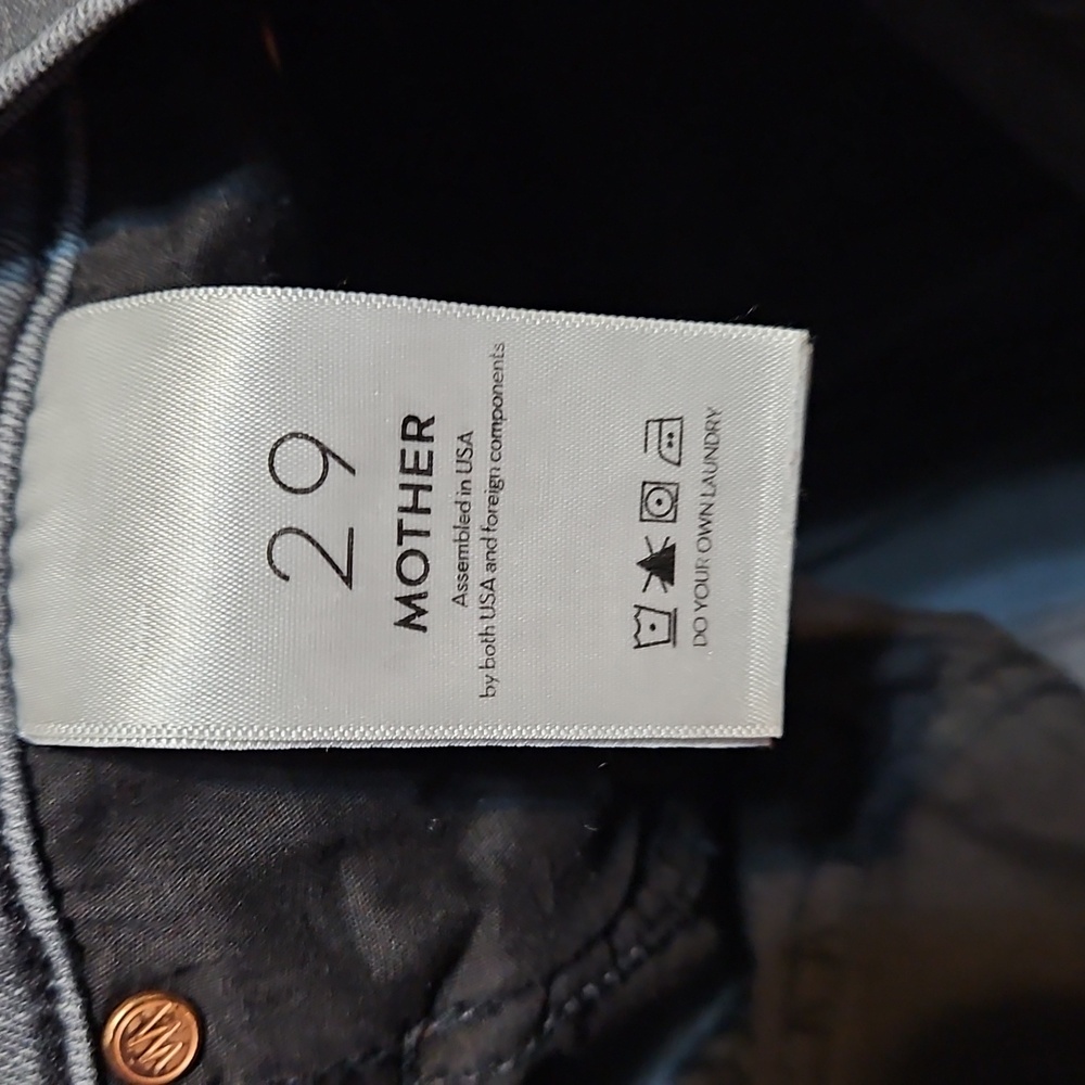 Mother The Insider Crop Step Fray Denim Jeans - Picture 11 of 13